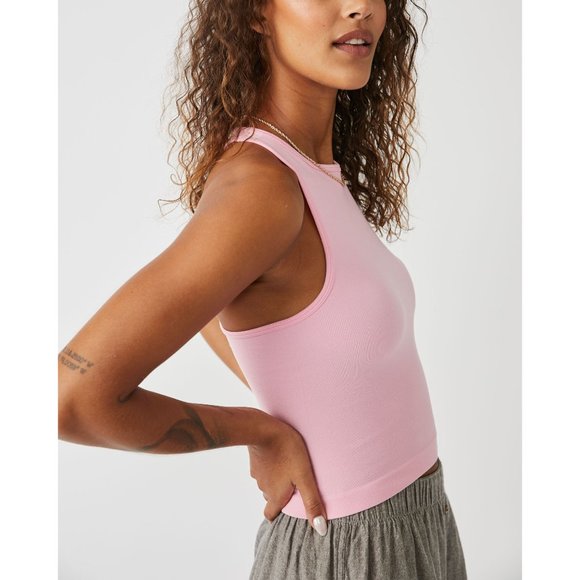 FREE PEOPLE Hayley Racerback Brami / Blossom - Picture 3 of 5